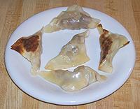 Japanese half ravioli